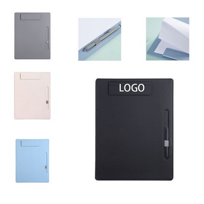 Leather Conference Clipboard Folder