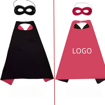 Kids Reversible Superhero Capes and Masks