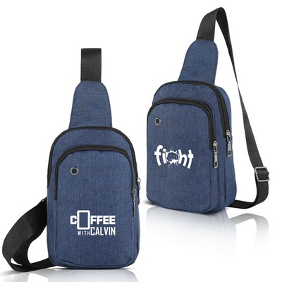 Polyester Crossbody Sling Bag (Ocean)