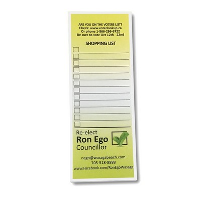 Adhesive Note Pad - 2.75"x6"
