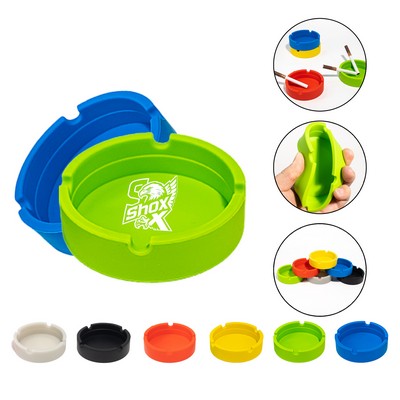MOQ 20 Square Silicone Ashtray