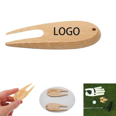 Wooden Golf Divot Repair Tool