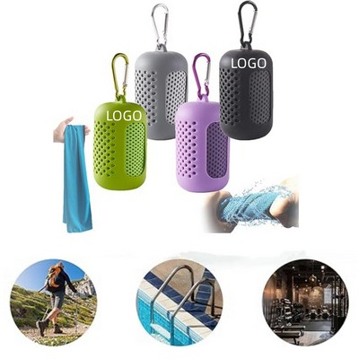 Chill Towel with Silicone Pouch