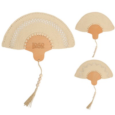 Handcrafted Rattan Fan