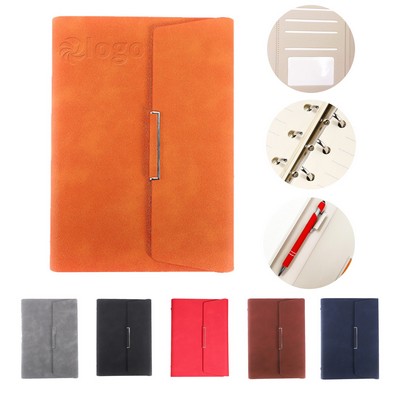 Premium Leather Business Notebook with Magnetic Clasp Elevate Your Professional Style