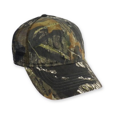 Mossy Oak® Break-Up® Fitted Mesh Back Cap