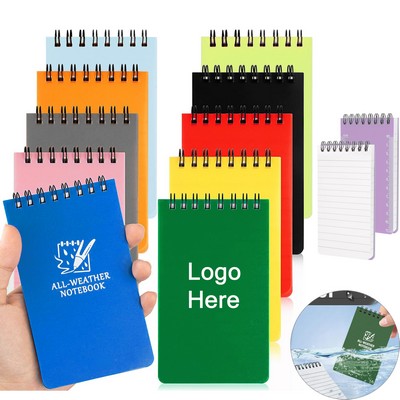 Waterproof Pocket Spiral Notebook
