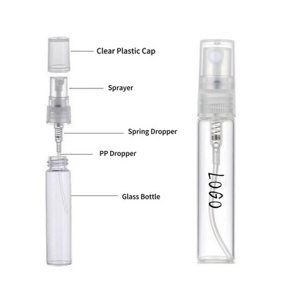 Glass Perfume Refillable Sample Bottle