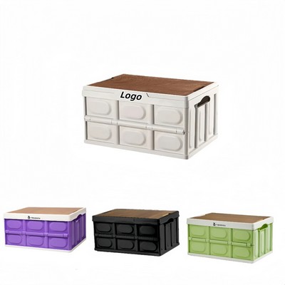 Foldable Cargo Organizer for Car Trunk and Camping Storage