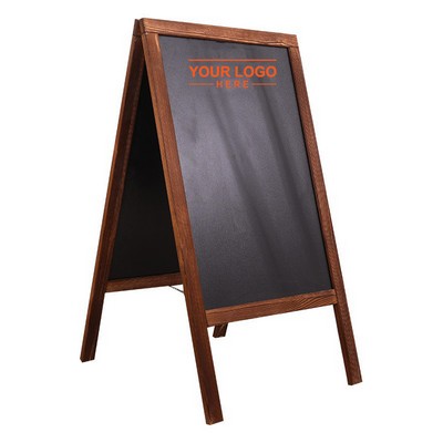 Wooden A-Frame Chalkboard