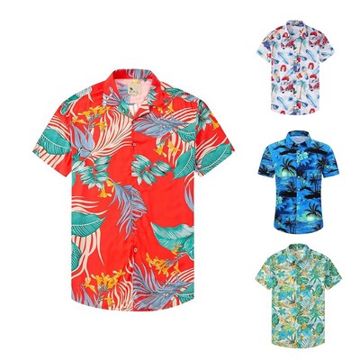 Tropical Poly Men's Aloha Shirt