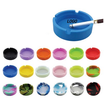 Round Silicone Ashtray