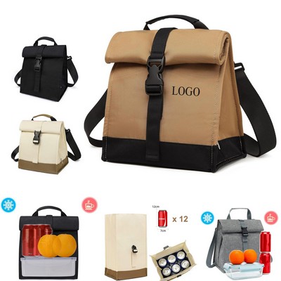 Hand-Roll Thermal Lunch Bag