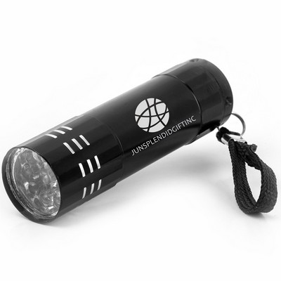 Aluminum alloy Metal Flashlight With Keychain Batteries