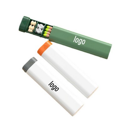 7-Day Compact Pill Organizer with 7 Compartments