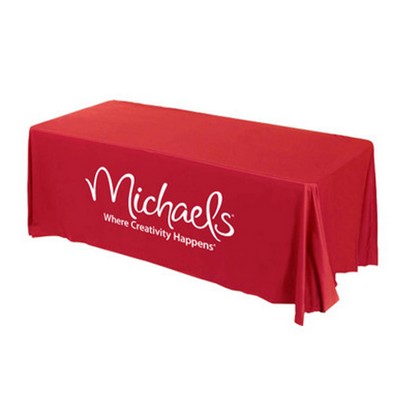 4' Trade Show Table Cover with Full Color Imprint