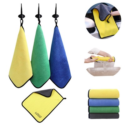 Coral Fleece Thickened Absorbent Car Washing Towel