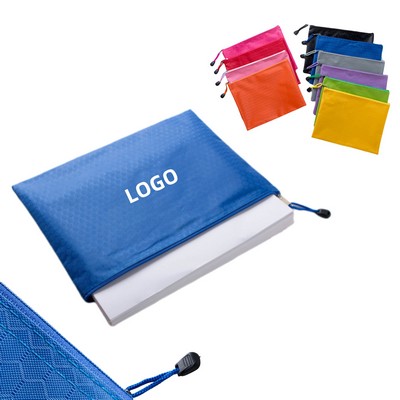 Waterproof Oxford Football Pattern Zipper File Bag