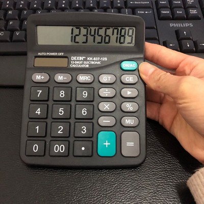 12 Digits Solar Calculator