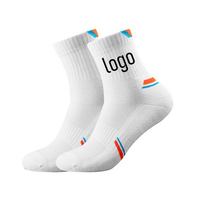 Mid-Calf Terry-Lined Thick Cotton Socks (Unisex)