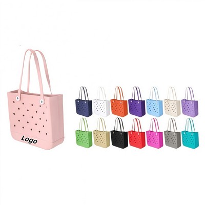 Kids Mesh Beach Tote Bag for Sand Toys and Summer Essentials