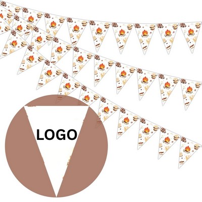 Vibrant Custom PVC Pennant Bunting: Weather-Resistant Event Streamers & Party Decor