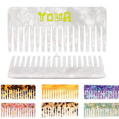 Wide Tooth Acetate Hair Comb