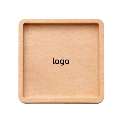 Solid Wood Coaster Set with Custom Engraving Japanese Style Heat Resistant Drink Mat