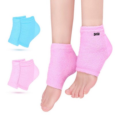 Soft Moisturizing Fuzzy Sleep Gel Heel Sock