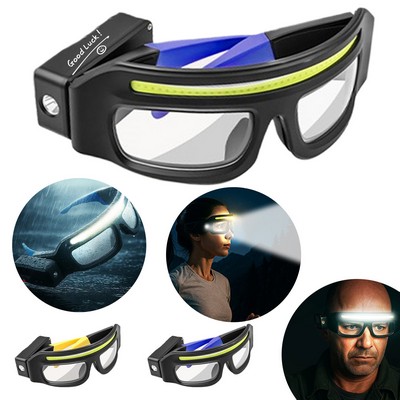 Headlamp Glasses LED COB Floodlight