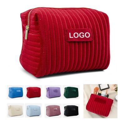 Velvet Makeup Bag