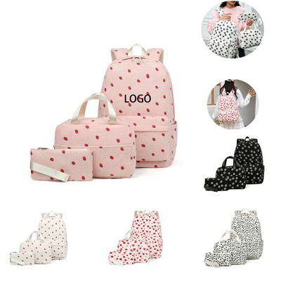 3 Pack School Backpack Teens Girls Boys Kids