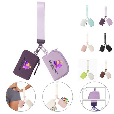Mini Wristlet Keychain Wallet