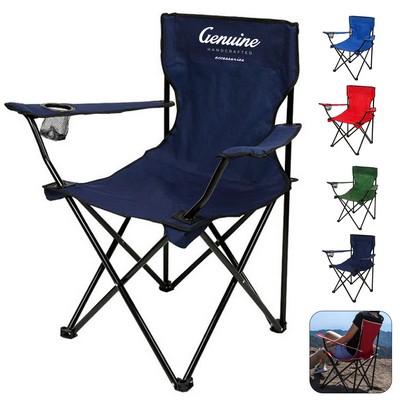 Portable Steel Folding Camp Chair