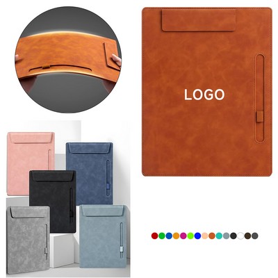 PU Leather Magnetic Clipboard