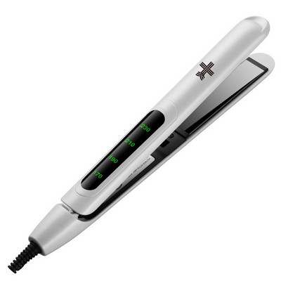 Anti Static Flat Iron Travel Straightener with Floating Ceramic Plates Digital Controls Hair Straigh