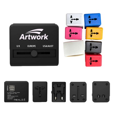 USB2.1A Overseas Travel Adapter