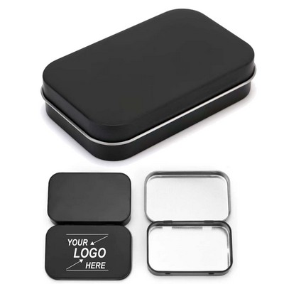 Mini Metal Storage Tin Box Cable Candle Gum Cards Container