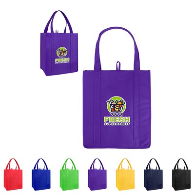 Large Non-Woven Grocery Tote (Ocean)