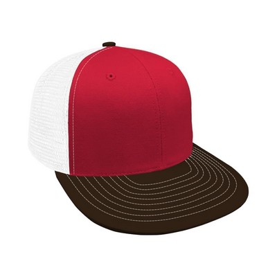 Contrast Front Meshback Snapback Lowstyle Hat