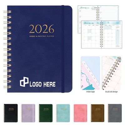2026 Weekly And Monthly Wirebound Planner