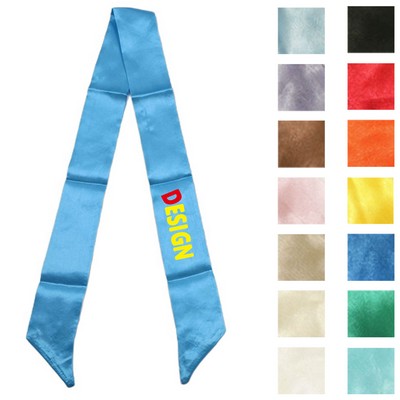 Imitation Silk Ribbon Scarf