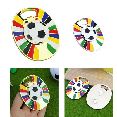 Soccer Magnetic Fridge Sticker Bottle Opener