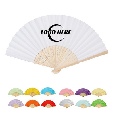 Chinese Paper Folding Hand Fan