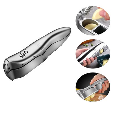 Garlic Peeler & Crusher Tool