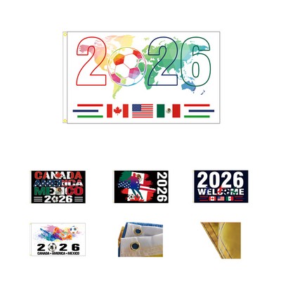 Large Flag With Brass Eyelets