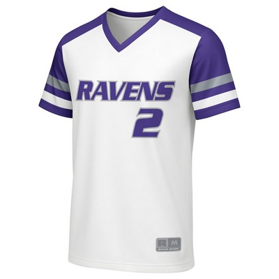 Youth FreeStyle Sublimated Turbo V-Neck Baseball Jersey