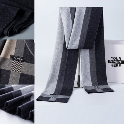 Unisex Minimalist Wool Winter Scarf Set