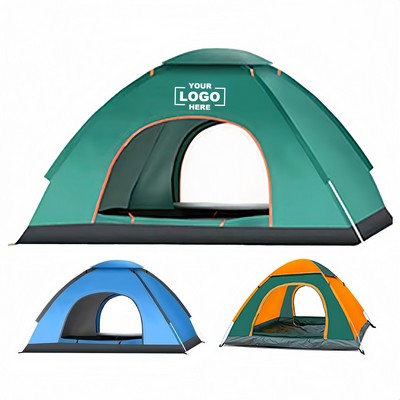 Waterproof Double Door 2-3 Person Camp Tent
