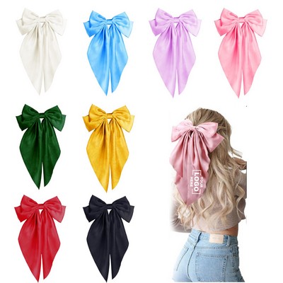 Wholesale Custom Printed Ribbon Bow Hair Clips